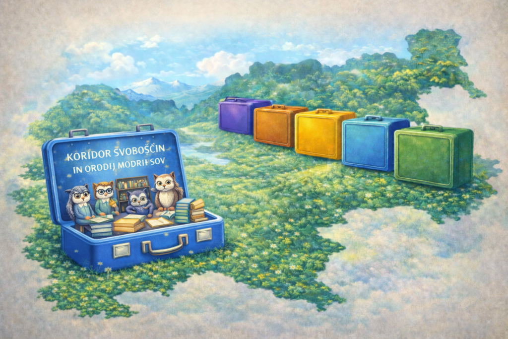 oazna slovenija, 4 kovČek, koridor in orodja, zof