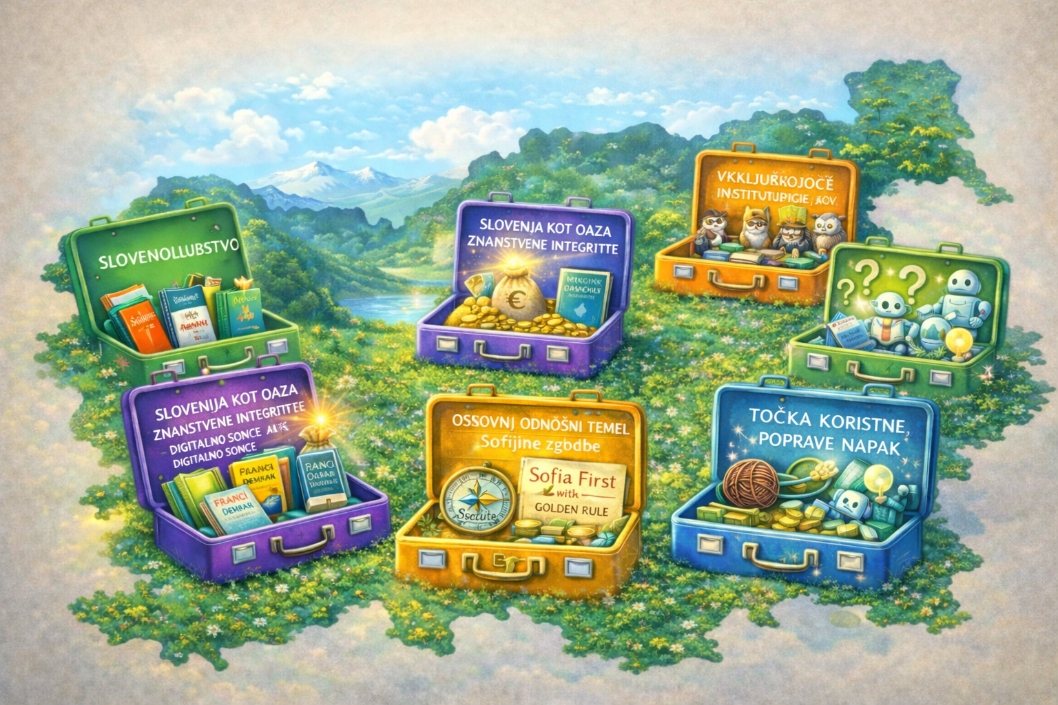 oazna slovenija, 7 kovčkov, popravljeno